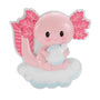 Personalized Axolotl Pink Ornament