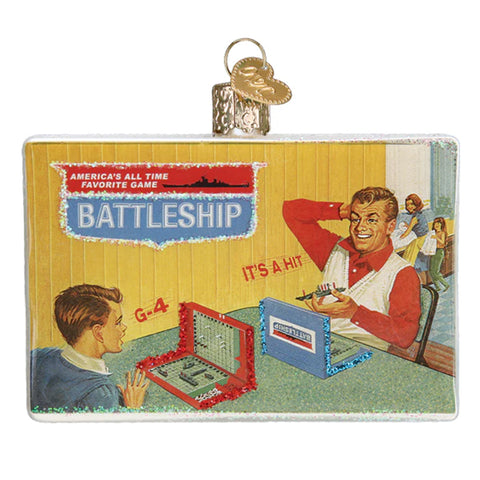 Battleship Ornament - Old World Christmas 44219