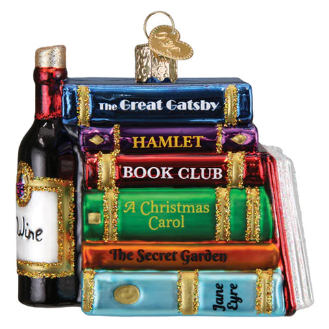 Book Club Ornament - Old World Christmas 32653