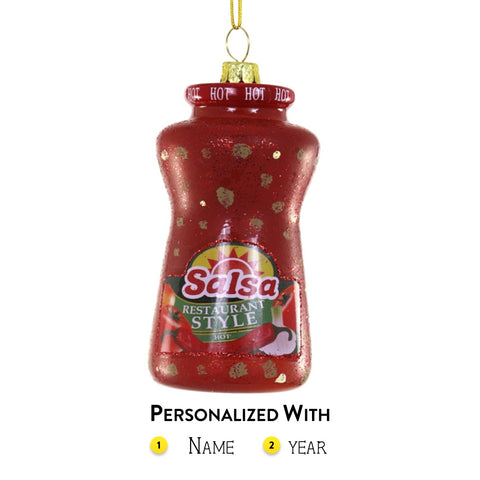 Personalized Chunky Hot Salsa Ornament