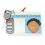 Drivers License Christmas Ornament for a boy with a brown skin tone