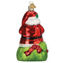 2024 Jovial Santa Ornament - Old World Christmas