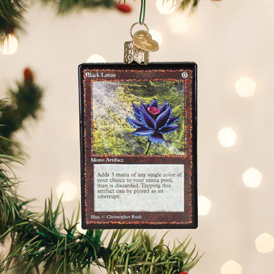 christmas mtg cards Magic: The Gathering Black Lotus Card Ornament Bulk Scanning Serenity:Regular - Signed (no doodle) Inch Ornament is the Fear - Revised -