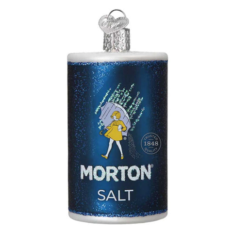 Old World Christmas Morton Salt Canister Christmas Ornament