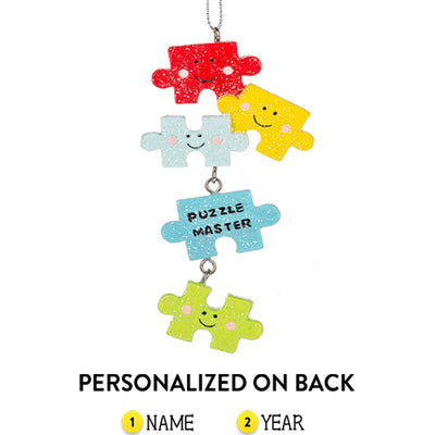 Puzzle Master Ornament Personalized Free Callisters Christmas Puzzle Master Ornament Personalized Free Callisters Christmas
