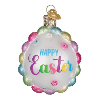 Scalloped Easter Egg Ornament - Old World Christmas