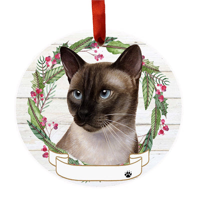 Siamese Cat Ornament 