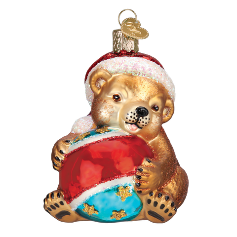Playful Cub Christmas Ornament