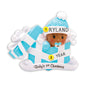 African American Baby's First Christmas Ornament for a boy