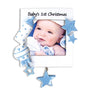 Baby's 1st Christmas Frame Ornament - Blue for Christmas Tree