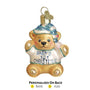 Baby's 1st Christmas Teddy Bear Old World Christmas Ornament Personalized