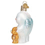 White Baby Snow Angel Old World Ornament Side View