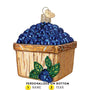 Basket of Blueberries Ornament - Old World Christmas