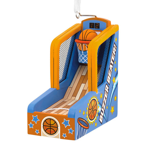 Arcade style basketball game ornament 