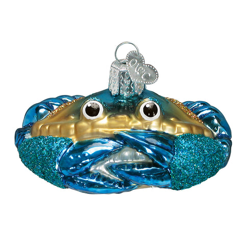 Blue Crab Ornament for Christmas Tree