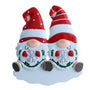 Gnome Couple Ornament with Snowflakes