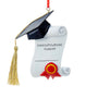 Graduation Cap and Diploma Ornament for Christmas Tree