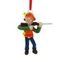 Hunting Boy Blaze Orange Ornament for Christmas Tree
