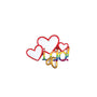Personalized I Do Rainbow Hearts Ornament