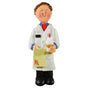 Personalized Pharmacist Ornament - Male, Brown Hair