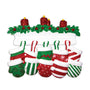 Mitten Family of 10 Ornament for Christmas Tree