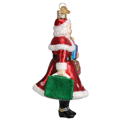 Mrs. Claus Shopping Ornament | Old World Christmas – Callisters Christmas