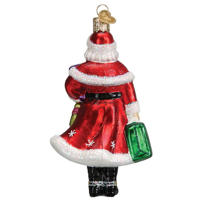 Mrs. Claus Shopping Ornament | Old World Christmas – Callisters Christmas