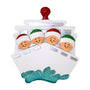 Cruise Ship Family of 4 Ornament For Christmas Tree