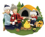 Camping Family of 3 Ornament Personalized for free