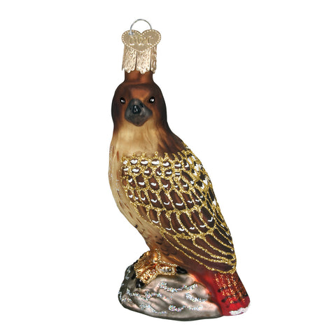 Red-tailed Hawk Ornament for Christmas Tree