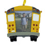 School bus picture frame ornament personalized 