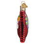 Skittles Package Glass Christmas Tree Ornament Edge of package