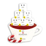 Personalized Hot Cocoa Family of 6 Table Top Decoration