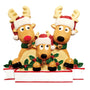 Personalized Reindeer Family of 3 Table Top Decoration