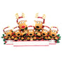 Personalized Reindeer Family of 7 Table Top Decoration
