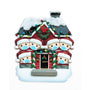 Personalized House of 6 Ornament
