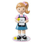 Girl with Ipad or Tablet ornament