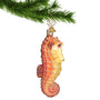 Glass Sea Horse Christmas ornament 