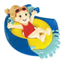 Water Slide Female Resin Personalized Ornament  Edit alt text