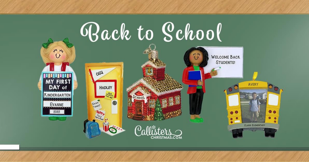 Back To School Ornaments