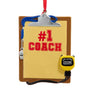 Personalized #1 Coach Clipboard Ornament