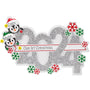 Personalized 2024 Penguin Couple Ornament