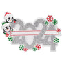 Personalized 2024 Penguin Couple Ornament