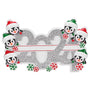 Personalized 2024 Penguin Family of 6 Ornament