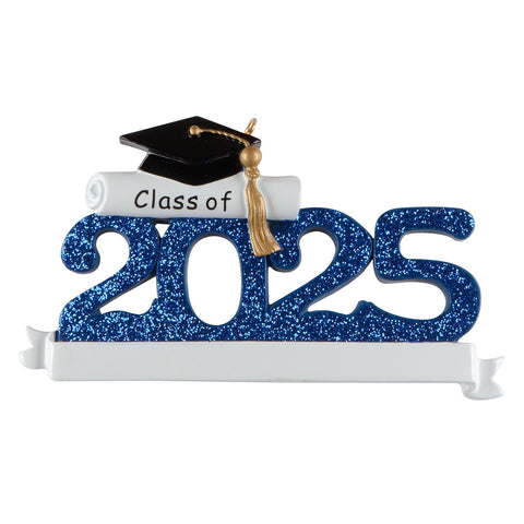 2025 Blue Graduation Ornament