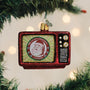 Retro TV 24 Hour Christmas Channel Ornament - Old World Christmas