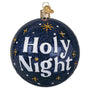 Silent Night Round Ornament - Old World Christmas