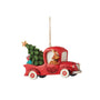 Jim Shore Grinch In Red Truck Christmas Ornament