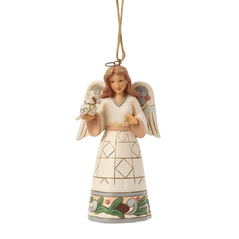 Woodland Nativity Angel Ornament - Jim Shore