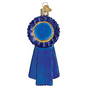 Blue Ribbon Ornament backside